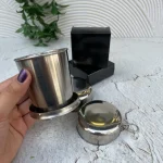لیوان تاشو استیل بزرگ