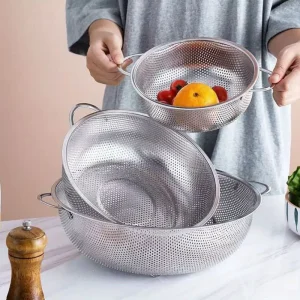 آبکش پانچ دار استیل ضد زنگ نگیر