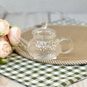 قوری زعفران تمام پیرکس برفکی