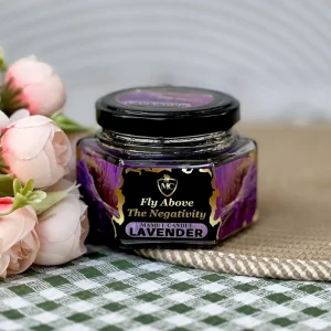 شمع عطری لیوانی بزرگ lavender