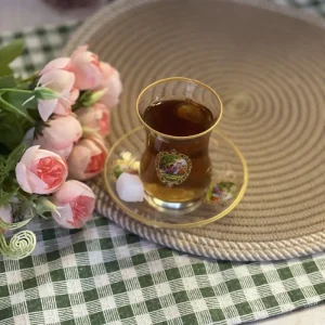 استکان کمر باریک (با نعلبکی)