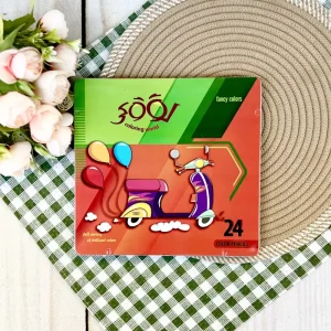 مداد رنگی 24رنگ تخت لوکی