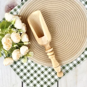 سرتاس چوبی دسته بلند