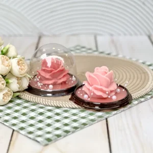 شمع طرح گل رز