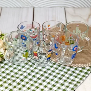 لیوان شیشه ای چاپدار