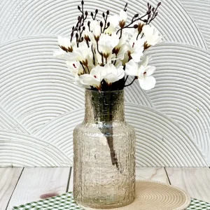 گلدان شیشه ای برفکی